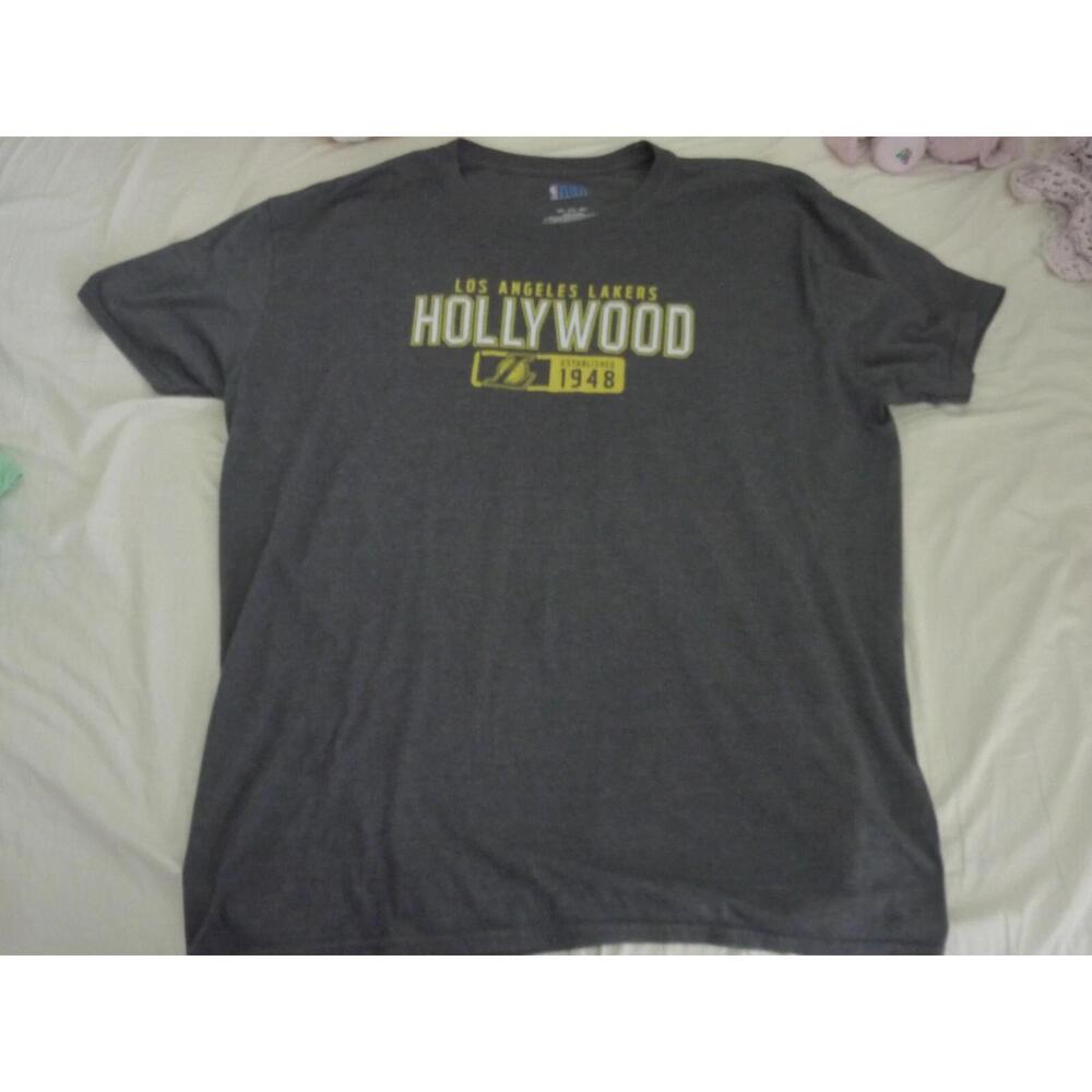 Nba Los Angeles Lakers Hollywood Established 1948 Grey Shirt 2Xl Xxl